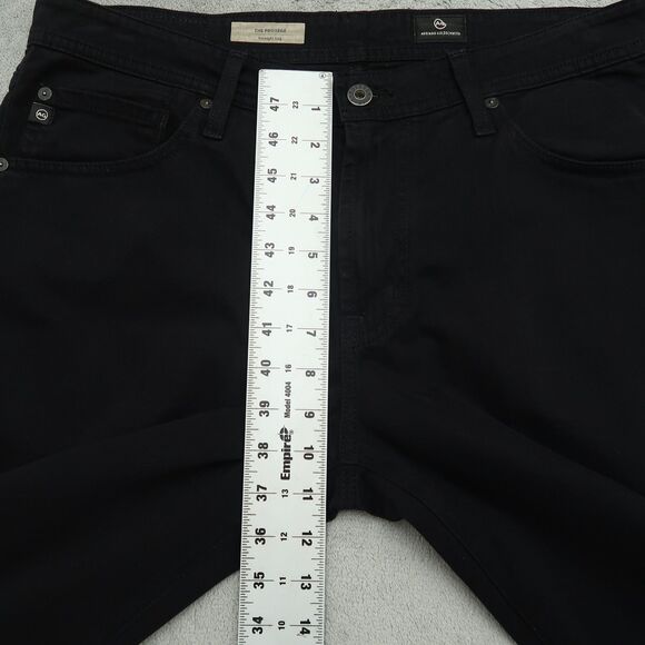 Adriano Goldschmied Jeans Mens Size 33x34 Black Protege Straight Stretch Denim - Picture 16 of 16